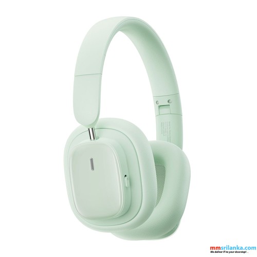 Baseus Bowie H1i Noise-Cancellation Wireless Headphones – Natural Green